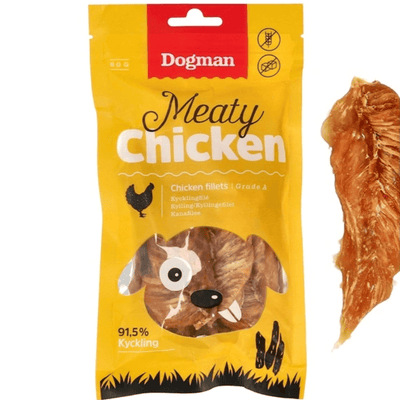 Meaty Slices of Chicken Hundgodis