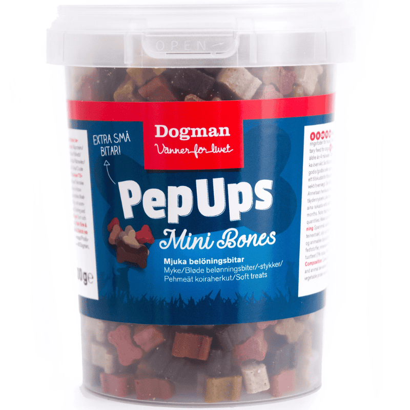 PepUps Mini Bones Kyckling, Biff & Lamm Hundgodis 29 kr