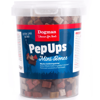 PepUps Mini Bones Kyckling, Biff & Lamm Hundgodis 29 kr