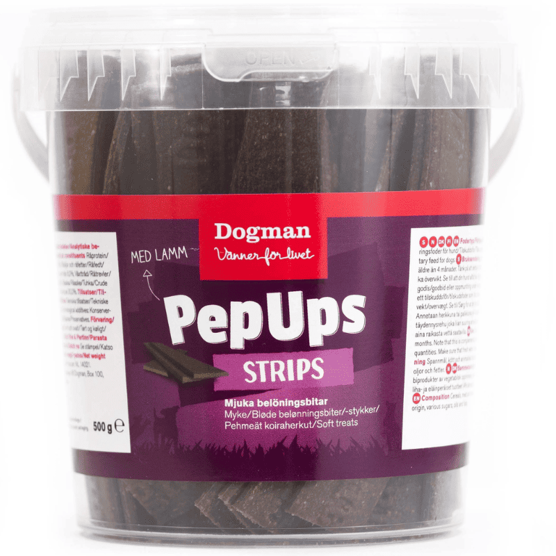 PepUps Strips Lamm Hundgodis 100g