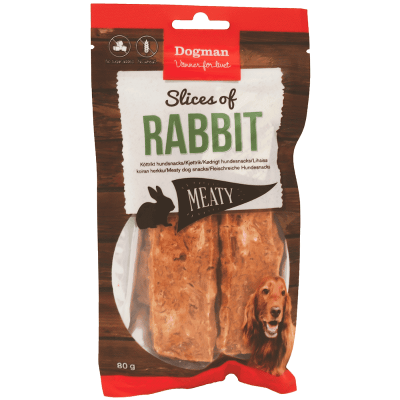 Meaty Skivor av Kanin Hundgodis 100g