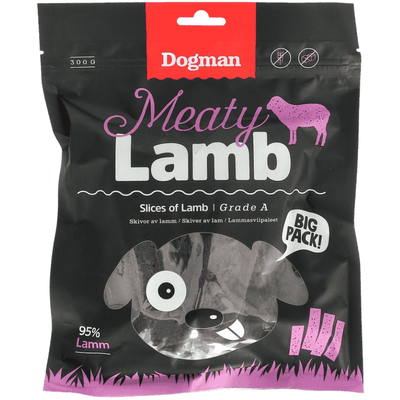 Meaty Skivor av Lamm Hundgodis 100g