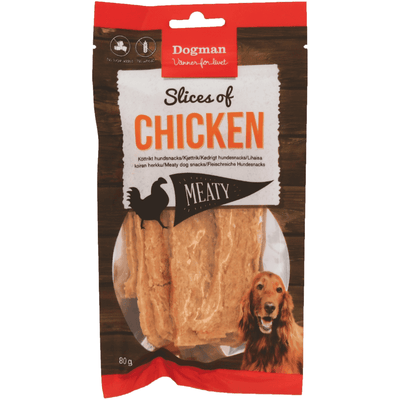 Meaty Kycklingskivor Hundgodis 100g