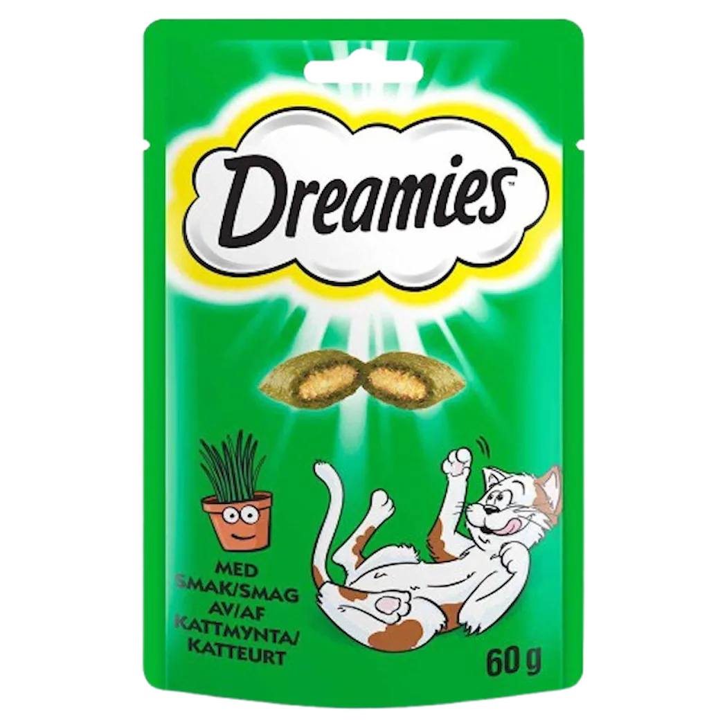 Dreamies Kattgodis Kattmynta 60 g