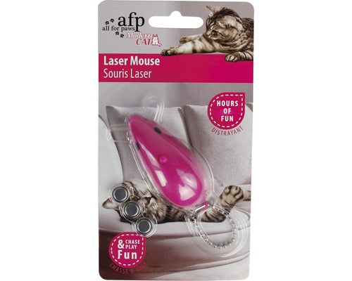Kattleksak AFP Modern Cat lasermus inkl. batteri blandade färger