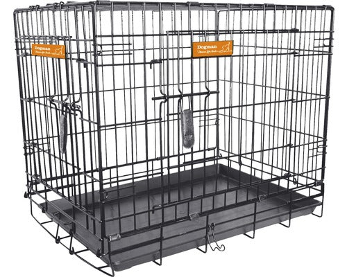 Hundbur DOGMAN 124x76x80cm svart