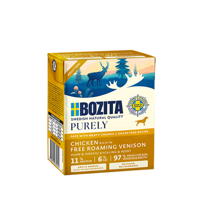 Bozita Purely Adult Kyckling & Hjort 370g