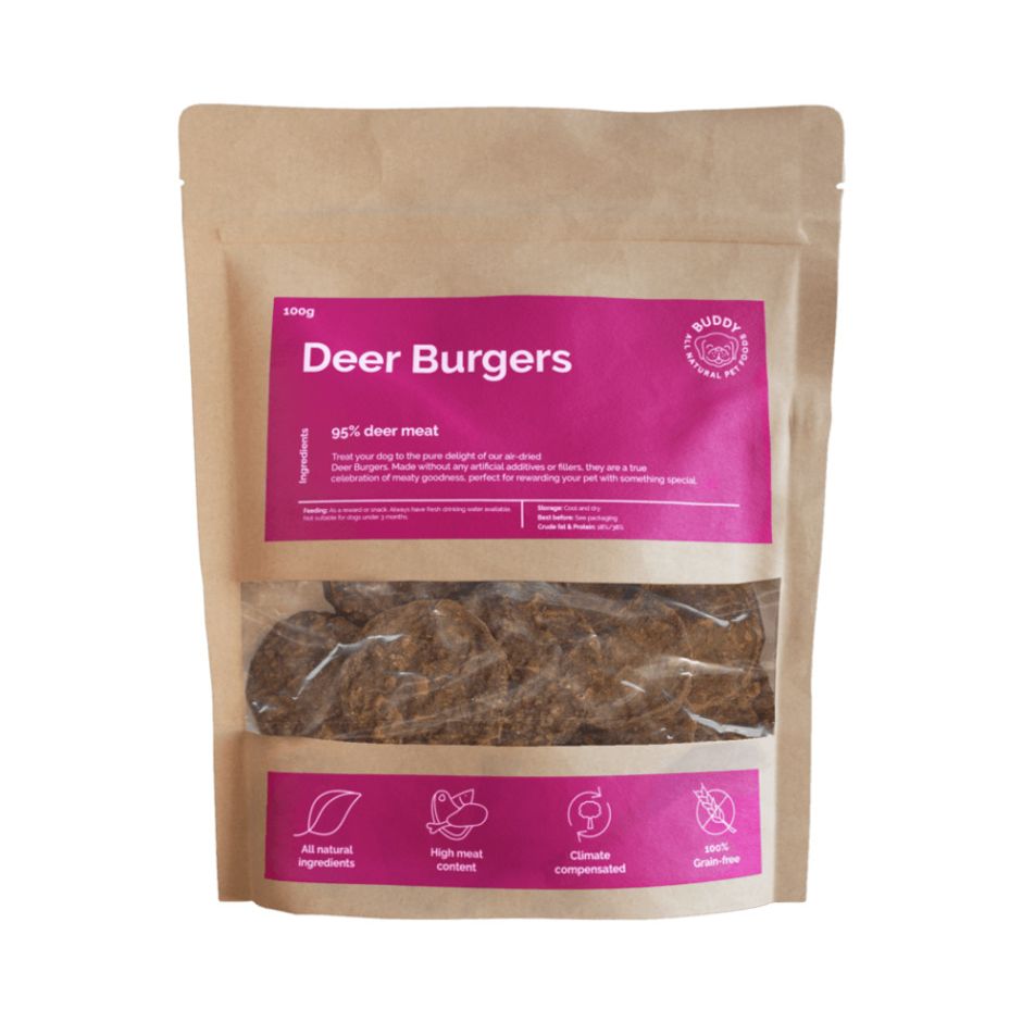 Buddy Pet Foods Buddy Deer Burgers