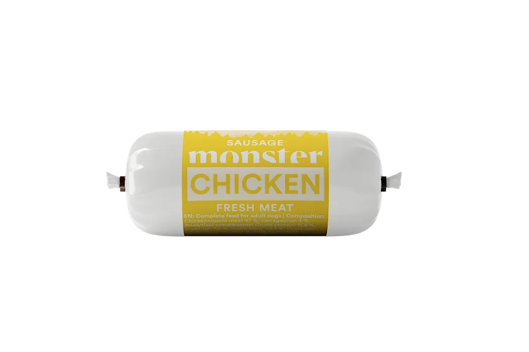 Monster Pet Food Dog Sausage Chicken 80 g