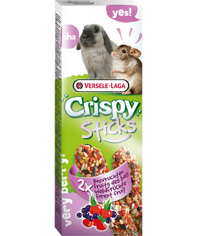 Versele-Laga CrispySticks Rabbits-Chinchillas Forest Fruit 2-pack