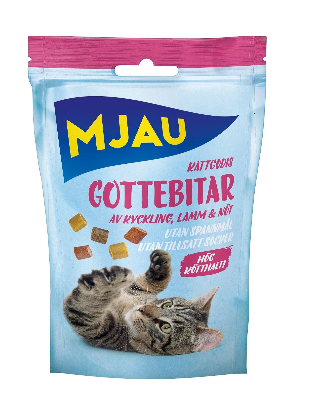 Mjau Kattgodis Gottebitar 30g