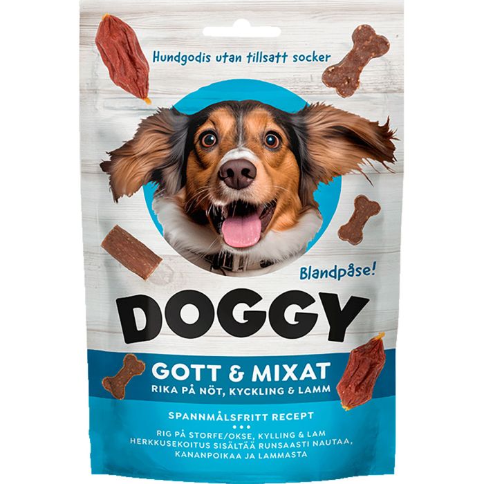 Doggy Gott & Mixat Hundgodis - Spannmålsfritt Blandgodis