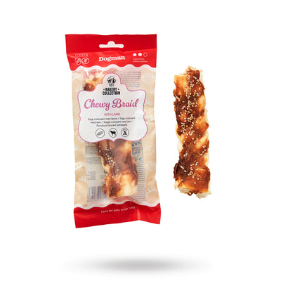 Dogman Bakery Collection Tuggfläta med Lamm 15 cm