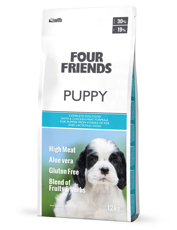 Four Friends Puppy – Kyckling & Örter 12 kg