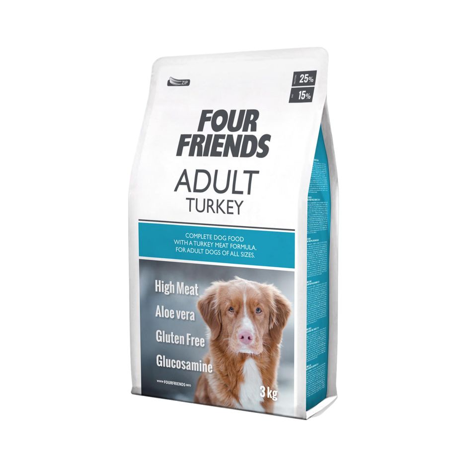 FourFriends Adult Turkey – Torrfoder 3 kg