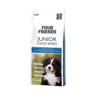 FourFriends Junior Large Breed – Torrfoder 12 kg