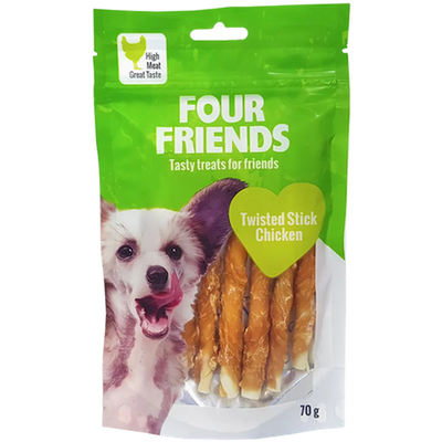FourFriends Twisted Stick Chicken 40-pack, 12,5 cm