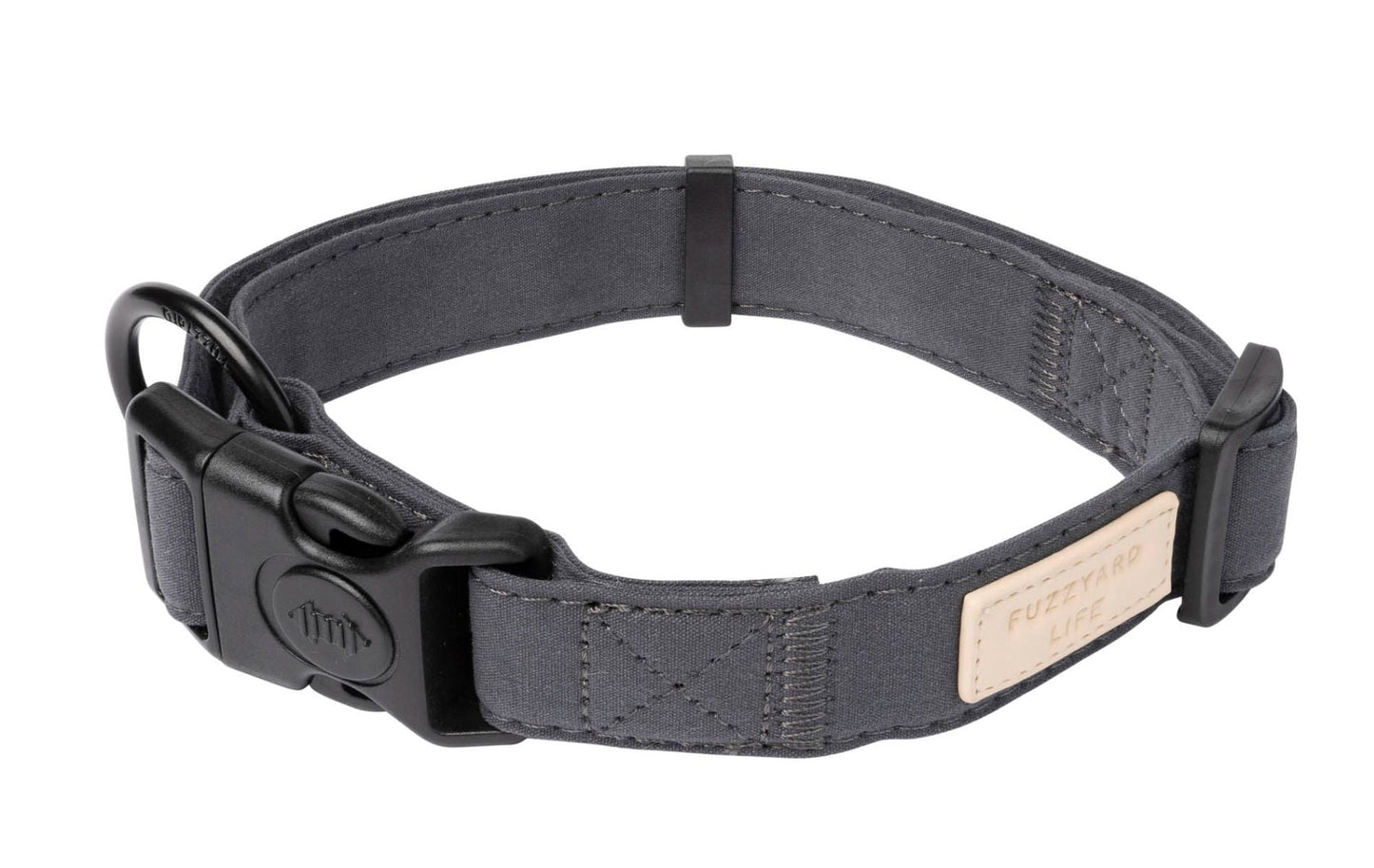 FuzzYard Life Hundhalsband - Slate Gray