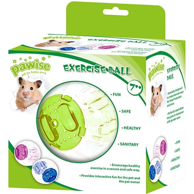 Pawise Hamsterboll - Exercise Ball - Mixfärg - Ø17,5 cm