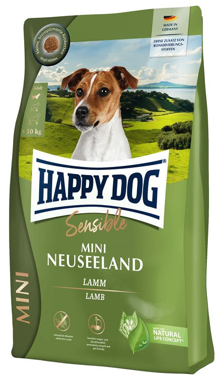 Happy Dog Mini Neuseeland 300g – Lammfoder för Små Hundar