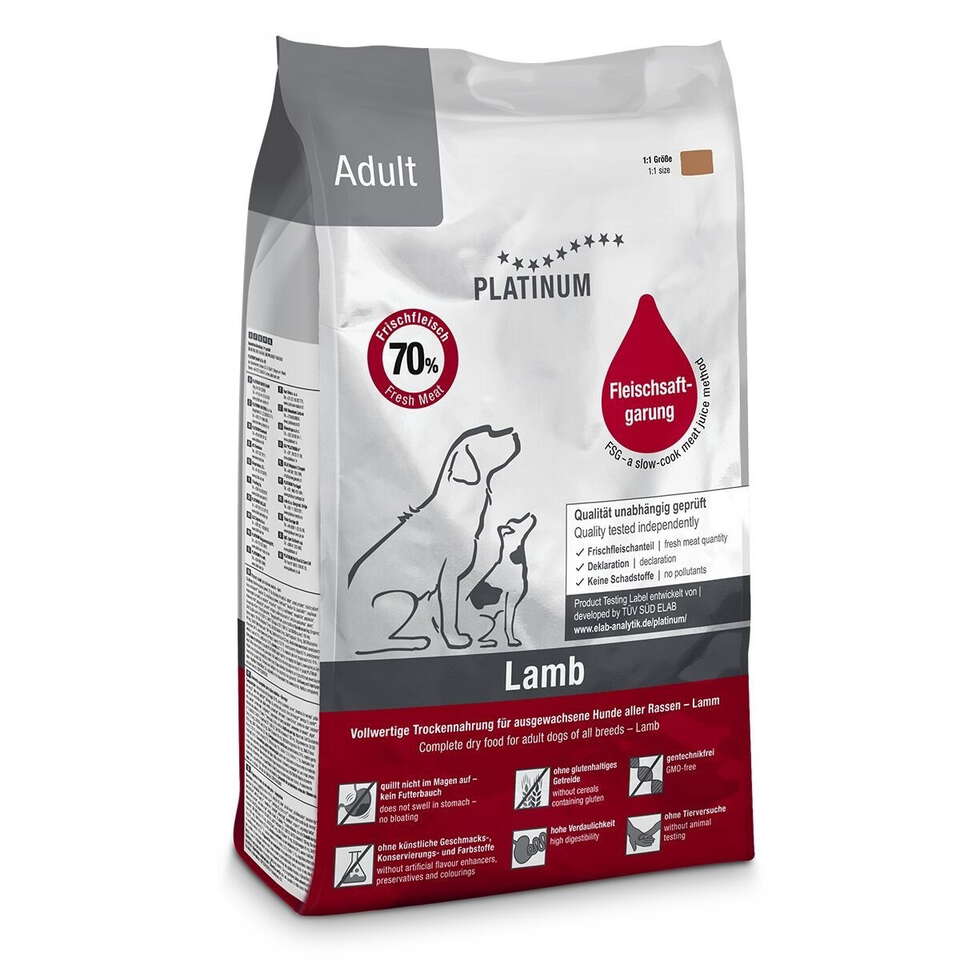 Platinum Adult Lamb & Rice – Torrfoder 1,5 kg