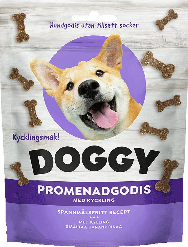 Hundgodis Doggy Promenadgodis Kyckling 150g