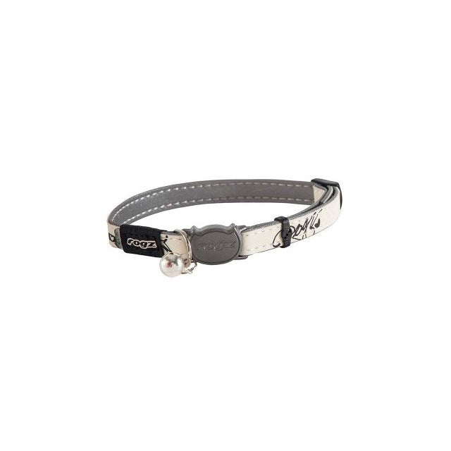 ROGZ Glowcat halsband - Svart - 20-31