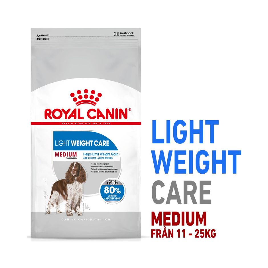 Royal Canin Medium Light Weight Care Torrfoder för hund 12kg