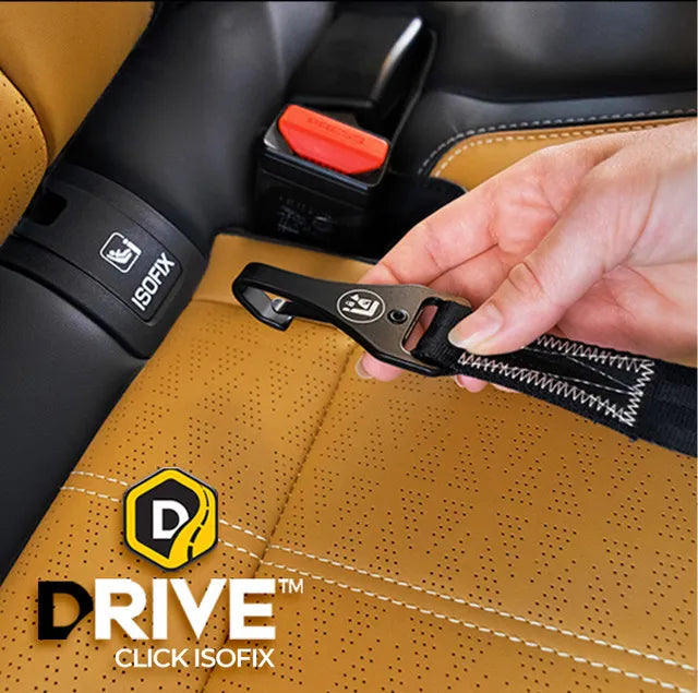 Ezydog Dog Click Isofix Cargo Seat Belt Black