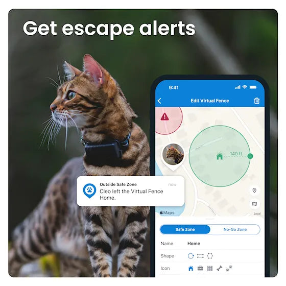 Tractive CAT Mini - Katt-GPS med hälsospårning – Blå