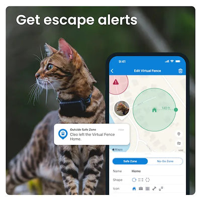 Tractive CAT Mini - Katt-GPS med hälsospårning – Blå