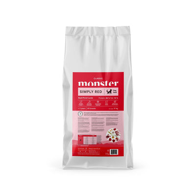 Monster Dog Classic Simply Red Hundfoder 17kg
