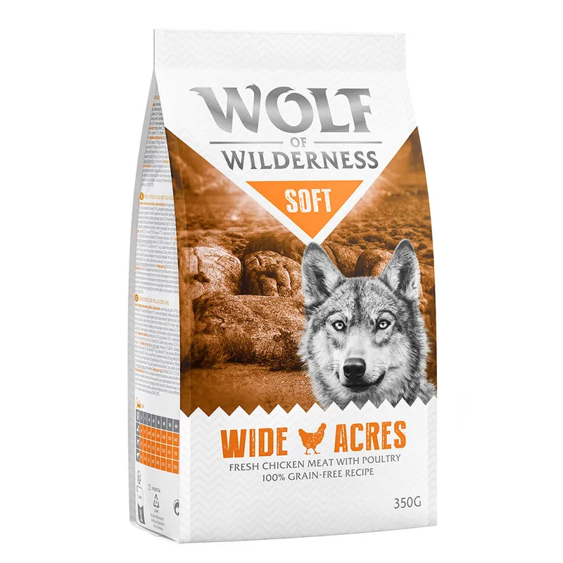 Wolf of Wilderness Soft & Strong Wide Acres - Chicken (350 g)
